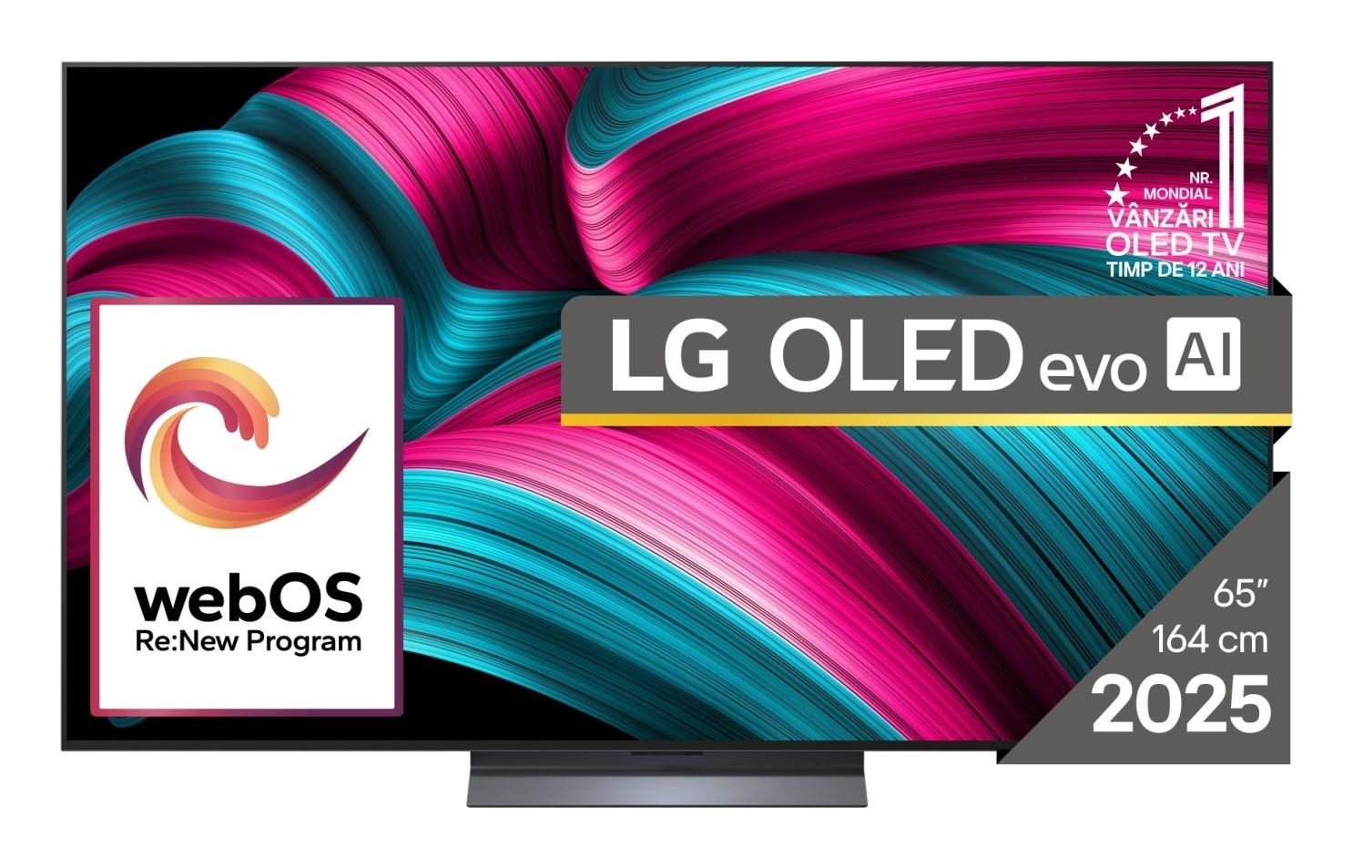 OLED TV 65" LG OLED evo AI C51 4K Ultra HD (sort)