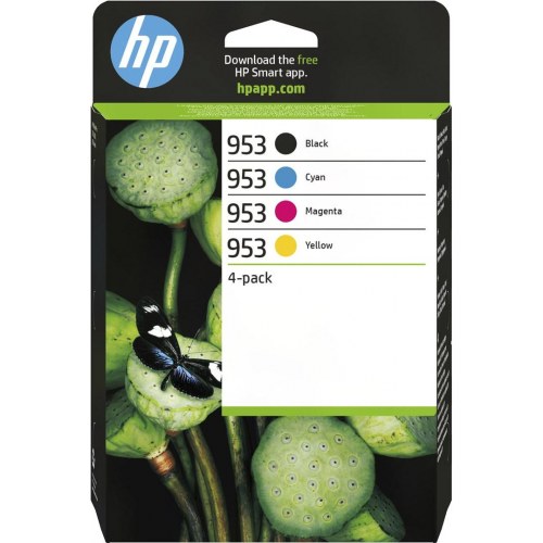 Blækpatroner HP 953 – 4-pack (sort, cyan, magenta, gul)