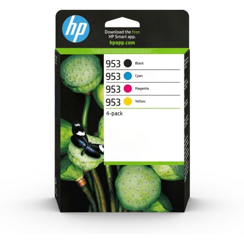 Blækpatroner HP 953 – 4-pack (sort, cyan, magenta, gul)