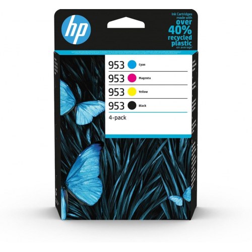 Blækpatroner HP 953 – 4-pack (sort, cyan, magenta, gul)