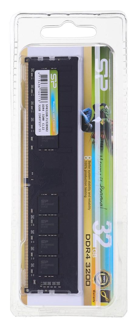 DDR4 RAM 32 GB 3200 MHz CL22 – Silicon Power UDIMM (sort)