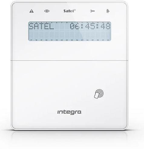 Alarmbetjeningspanel SATEL Integra INT-KLFR-W med RFID (Grade 3)