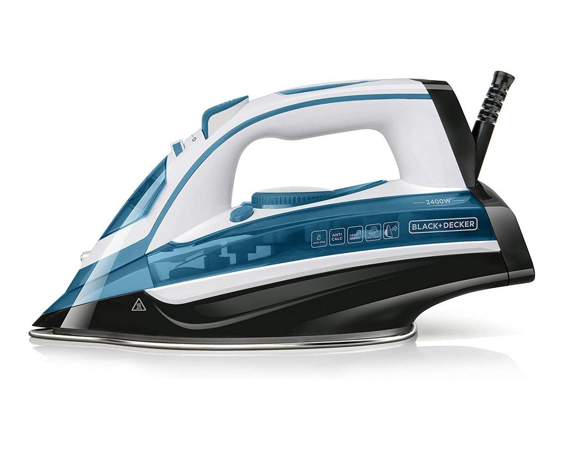 Strygejern med damp Black+Decker BXIR2402E 2400 W – hvid billede