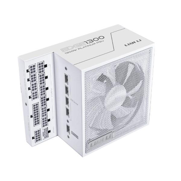 Lian Li EDGE 850 WHITE Strømforsyning - 850 Watt - 120 mm - ATX 3.1 - 80 Plus Platinum certified