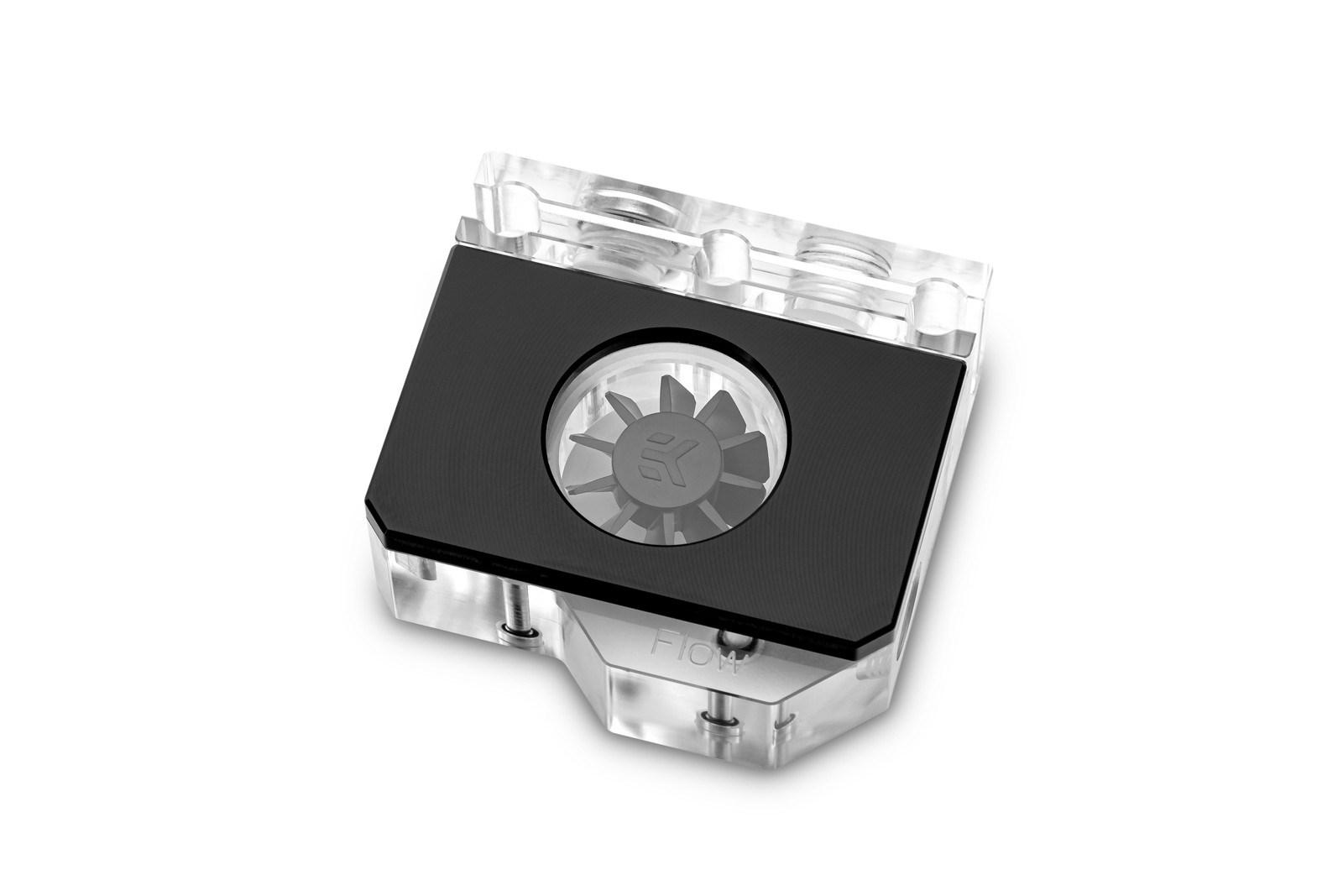 Flowindikator til vandkøling - EK Water Blocks, 1/4", sort/transparent billede