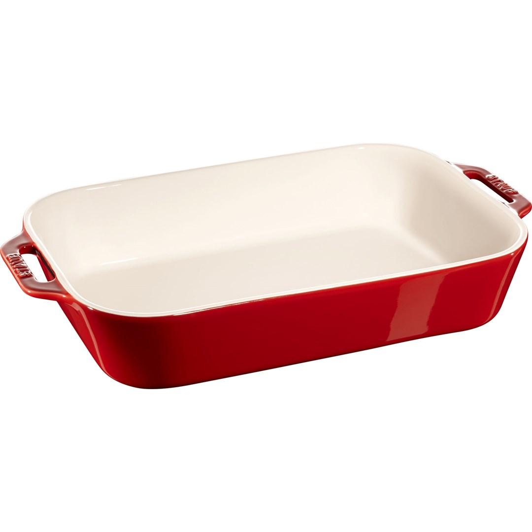 Staub Gratin Dish 34 x 24 cm - 4.5 L Cherry Red