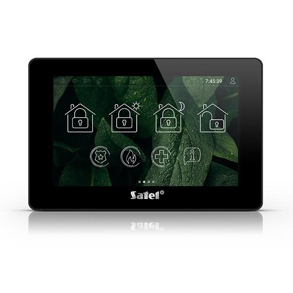 Alarmbetjeningspanel med touchskærm 7" SATEL INT-TSH2-B – sort