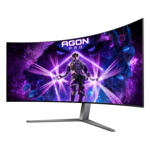 Gaming skærm AOC AGON PRO 45" OLED, 3440×1440, 240 Hz, buet 800R – sort