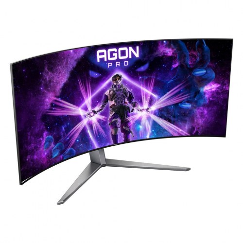 Gaming skærm AOC AGON PRO 45" OLED, 3440×1440, 240 Hz, buet 800R – sort