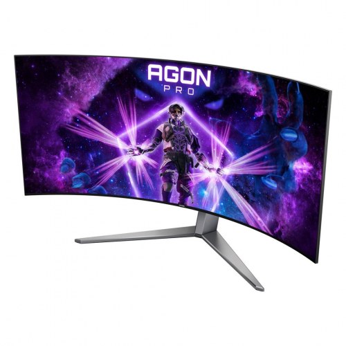 Gaming skærm AOC AGON PRO 45" OLED, 3440×1440, 240 Hz, buet 800R – sort