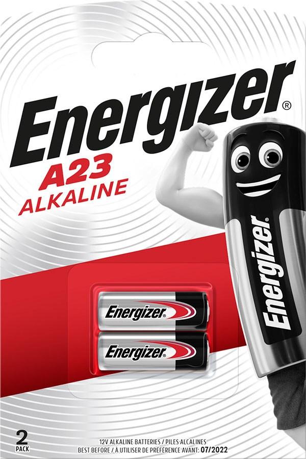 Batterier A23 alkalisk 12 V – Energizer (2-pak)