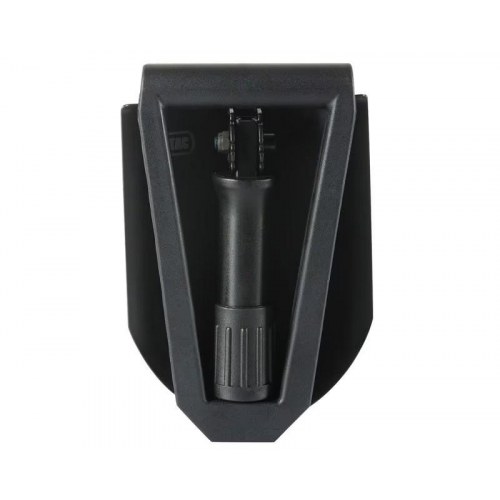 Sammenklappelig skovl – M‑TAC med olivengrønt hylster