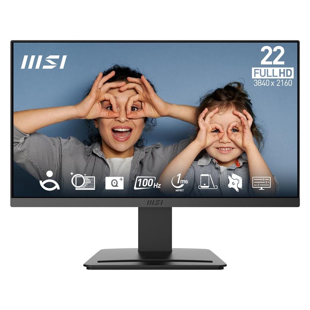 Skærm MSI PRO MP223 E2 21,4" Full HD VA 100 Hz (sort)