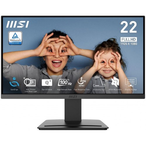 Skærm MSI PRO MP223 E2 21,4" Full HD VA 100 Hz (sort)