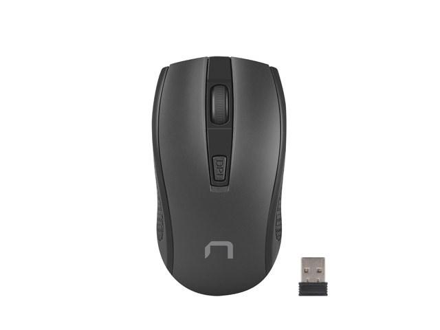 Trådløs mus NATEC JAY 2 - 2,4 GHz, 1600 DPI, sort billede