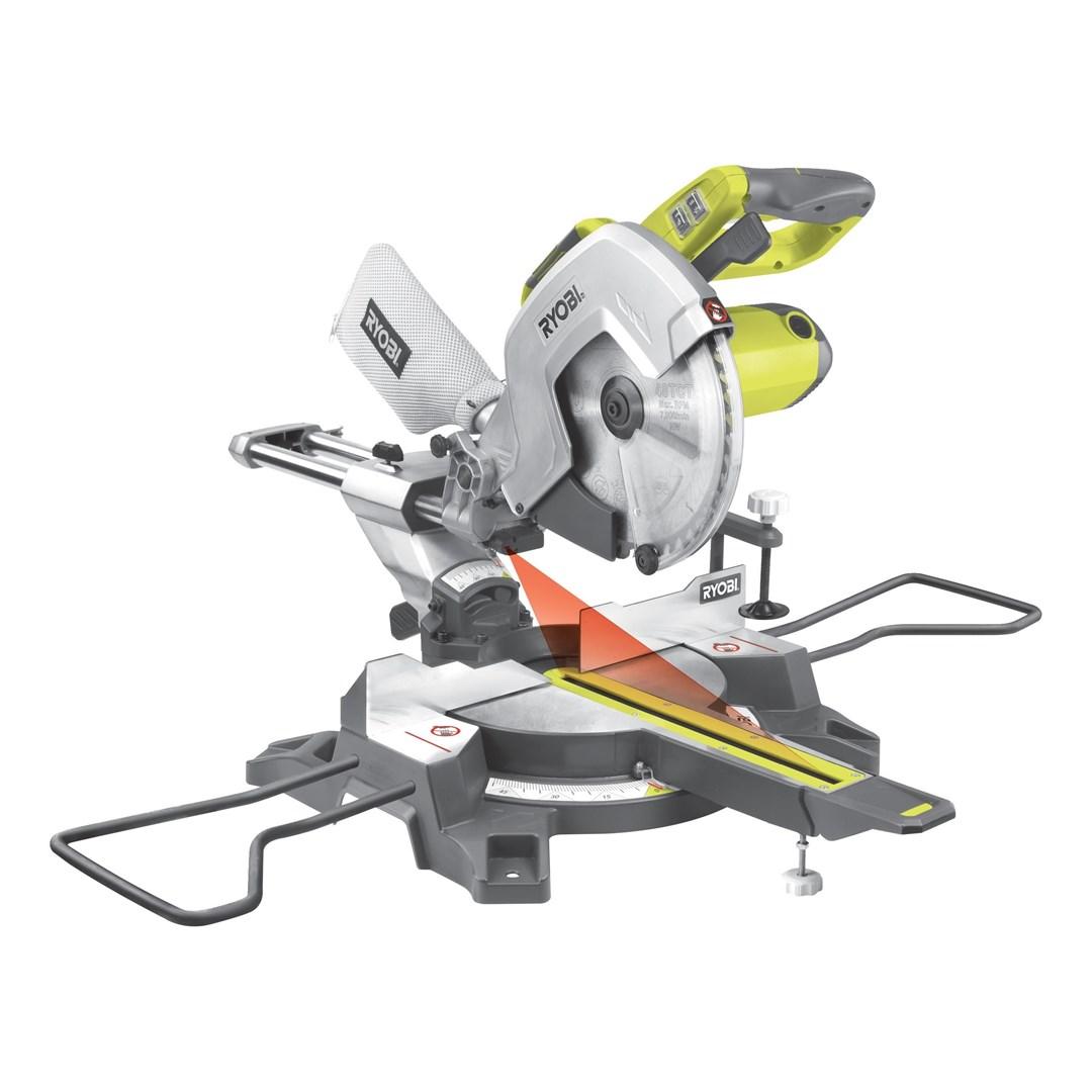 Ryobi geringssav 2200W 305mm laser EMS305RG (5133002861)