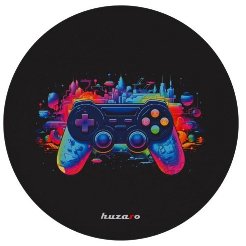 Gulvmatte til gamerstol – Huzaro FloorMat 7.0, Ø120 cm, sort