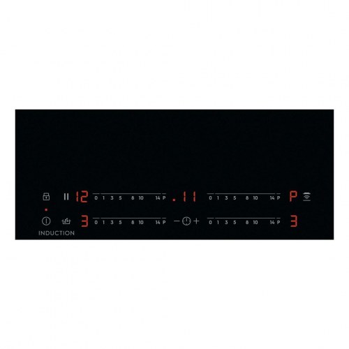 Induktionskogeplade 60 cm – Electrolux EIS62443, sort, 4 zoner