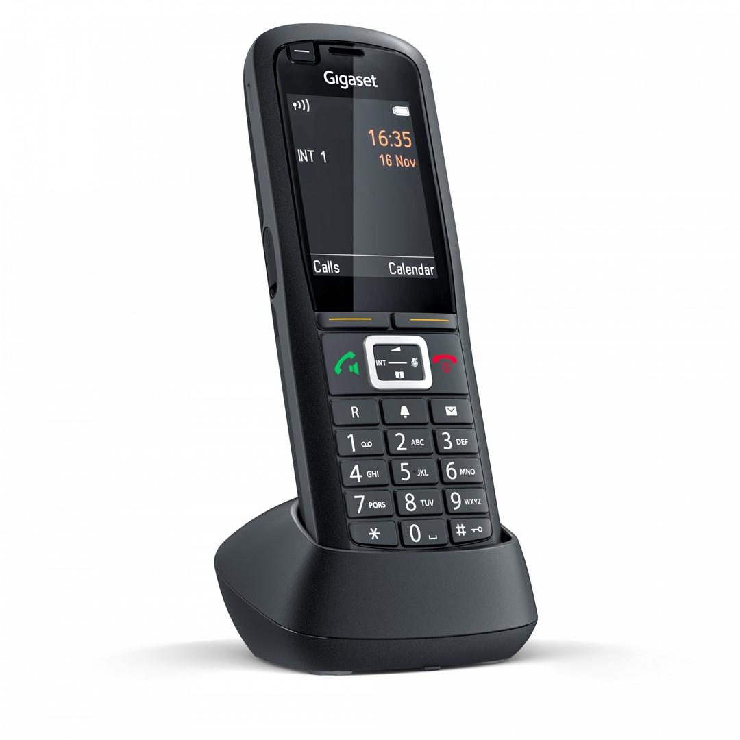 DECT fastnettelefon Gigaset R700H PRO med nummervisning - sort billede