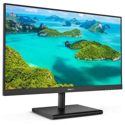 Skærm 24" Philips E Line 245E1S – 2K QHD IPS, 75 Hz, sort