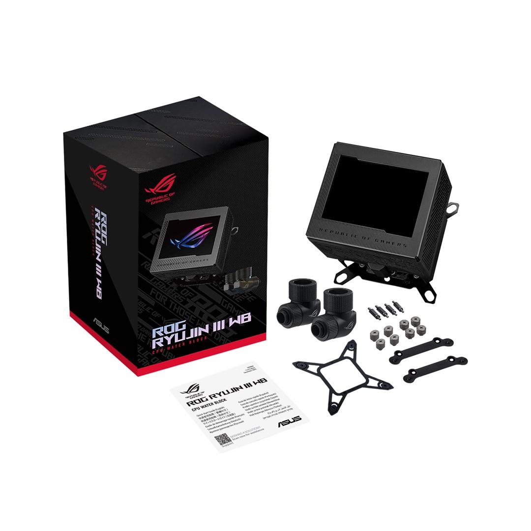 CPU vandblok - ASUS ROG Ryujin III WB, sort billede