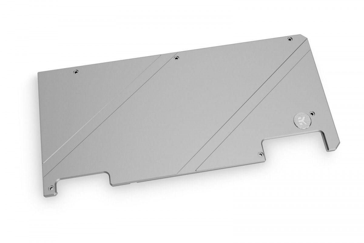 GPU backplate - EK Water Blocks, nikkel, metallic billede
