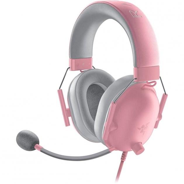 Gaming headset Razer BlackShark V2 X - kablet, hovedbøjle, pink billede