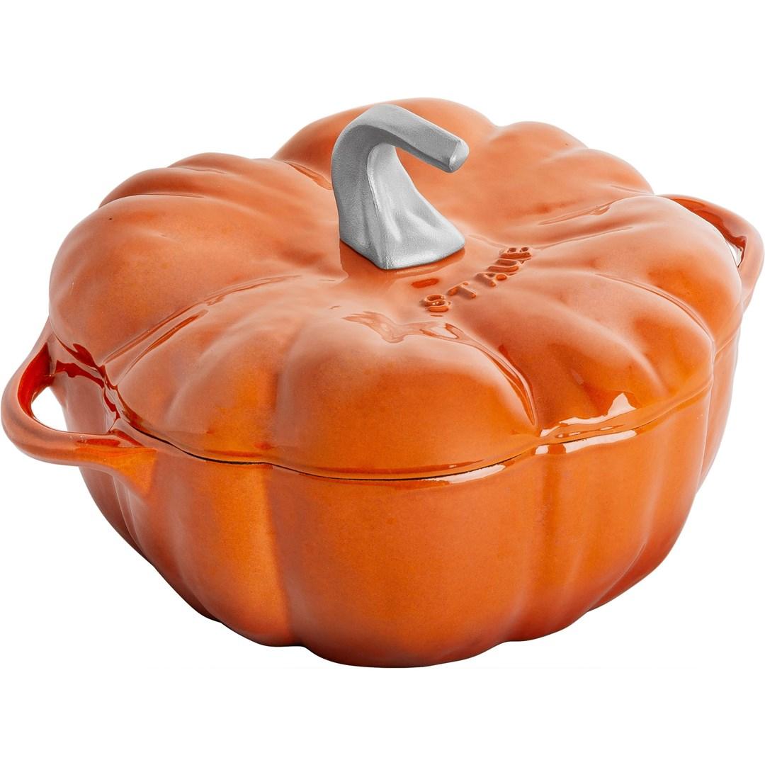 Gryde i støbejern STAUB Pumpkin - Kanel, 3,45 l billede