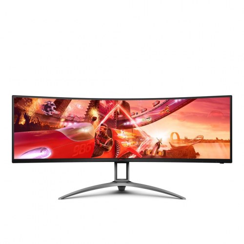 Bred skærm AOC AGON AG493UCX2 49" 32:9, 5120×1440, 165 Hz, buet, sort