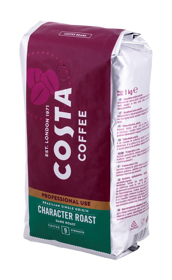Kaffebønner Costa Coffee Professional 1 kg - Brazilian Single Origin, mørkristet