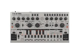Analog bassynthesizer Behringer TD-3-MO-SR – sølv