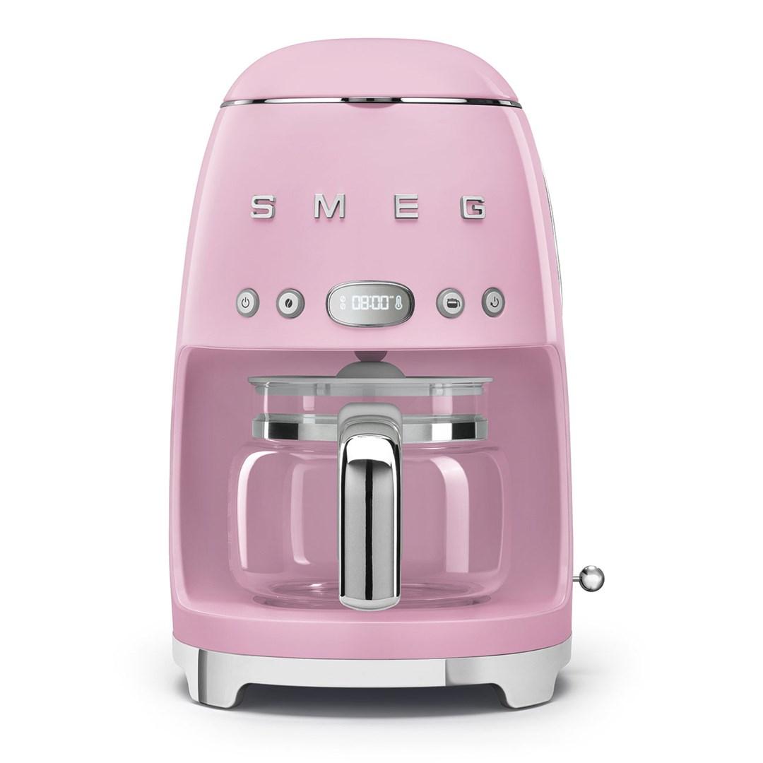 Kaffemaskine med filter – SMEG 50’s Style DCF02, pink