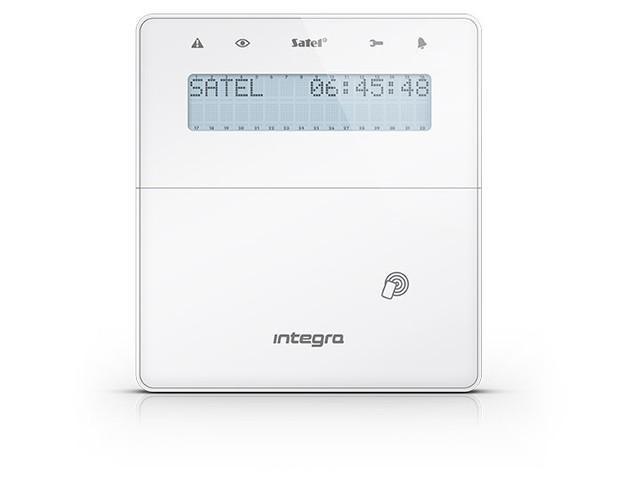 Alarmpanel tastatur SATEL INT-KWRL2-W trådløst – hvid