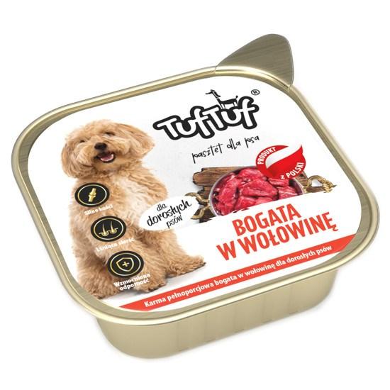 Vådfoder til hund – TufTuf oksepaté, 300 g