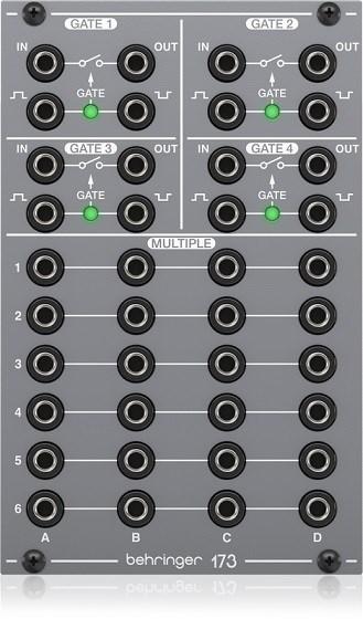 Modulær synthesizer modul - Behringer 173 Quad Gate/Multiples