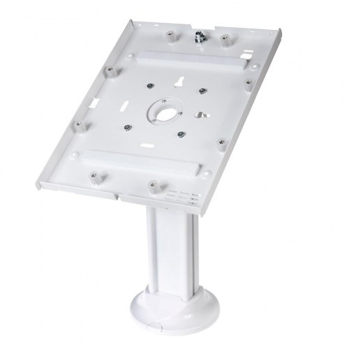 Tablet holder med lås – Maclean MC-677 bordstander til iPad 2/3/4/Air, hvid