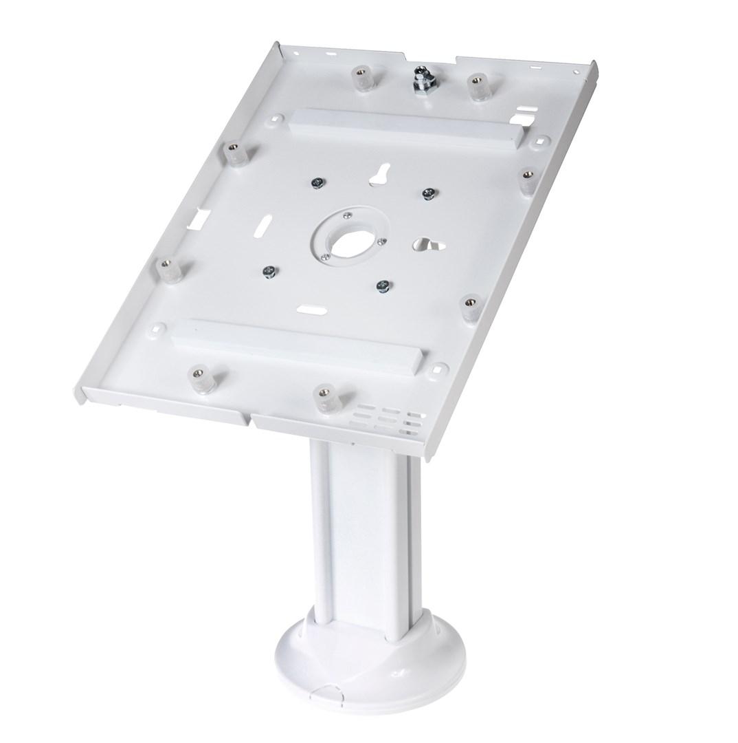 Tablet holder med lås – Maclean MC-677 bordstander til iPad 2/3/4/Air, hvid