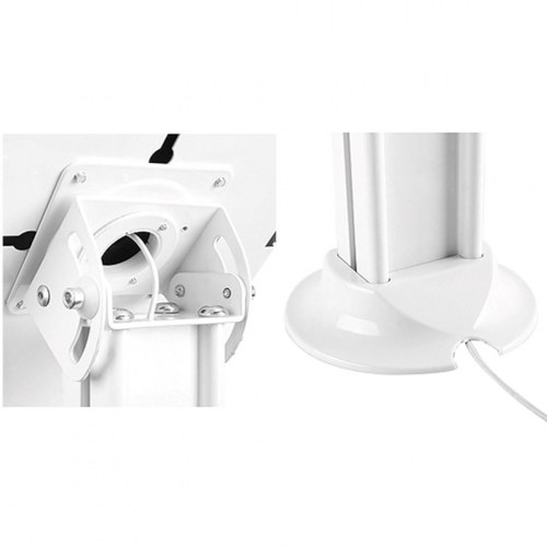 Tablet holder med lås – Maclean MC-677 bordstander til iPad 2/3/4/Air, hvid