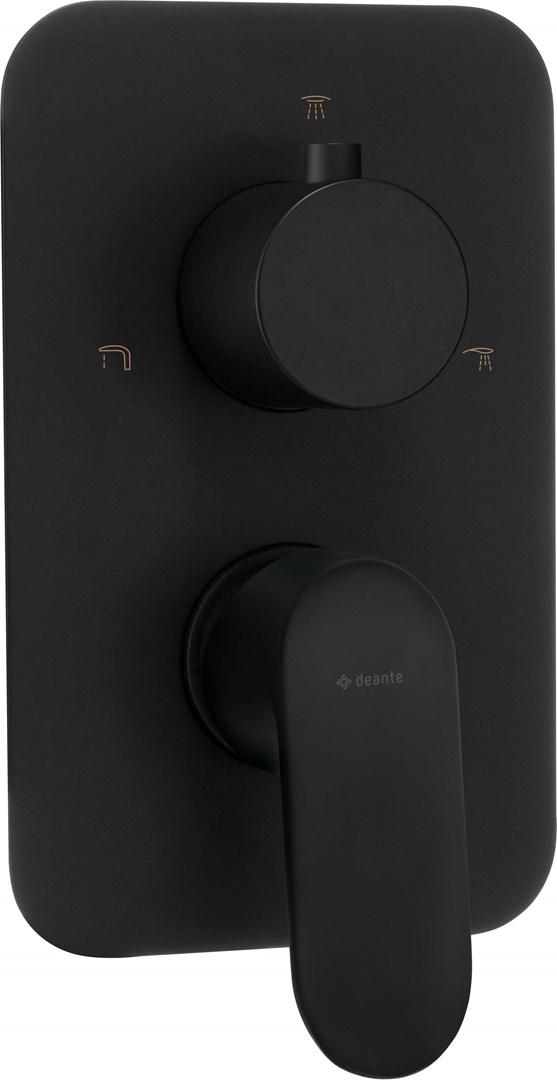 Brusearmatur - deante indbygningsbetjening til MIXER BOX, sort