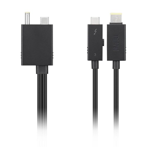 Thunderbolt 4 kabel – Lenovo, 0,7 m, 40 Gbit/s, sort