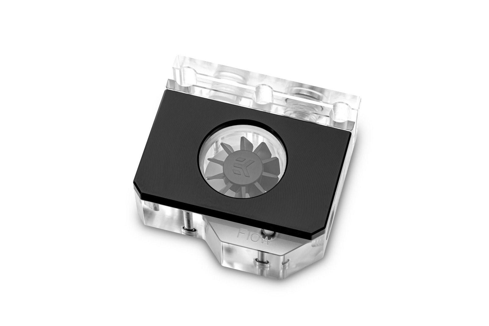 Flowindikator til vandkøling - EK Water Blocks, 1/4", sort/transparent billede
