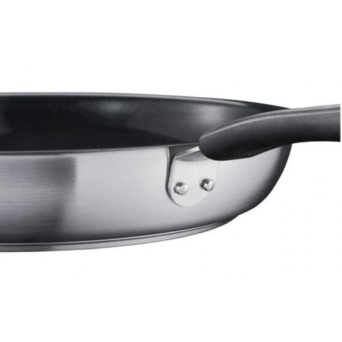 Stegepande 28 cm – Fiskars Functional Form, rustfrit stål, keramisk belægning