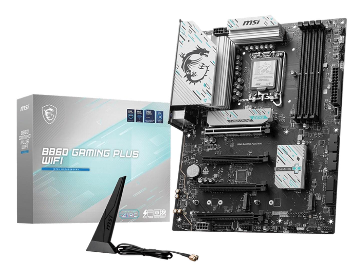 Bundkort MSI B860 Gaming Plus WiFi - Intel LGA 1851 ATX billede