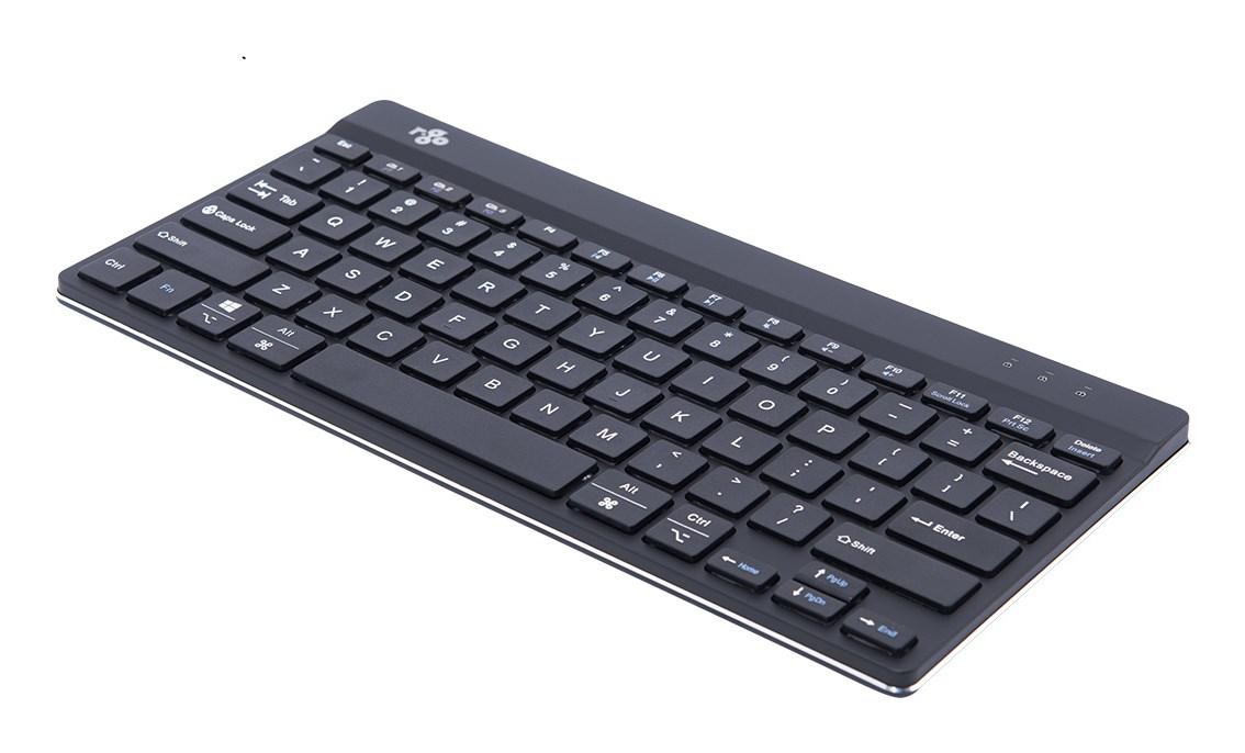 Trådløst ergonomisk tastatur R-Go Compact Break – QWERTY US, Bluetooth, sort billede