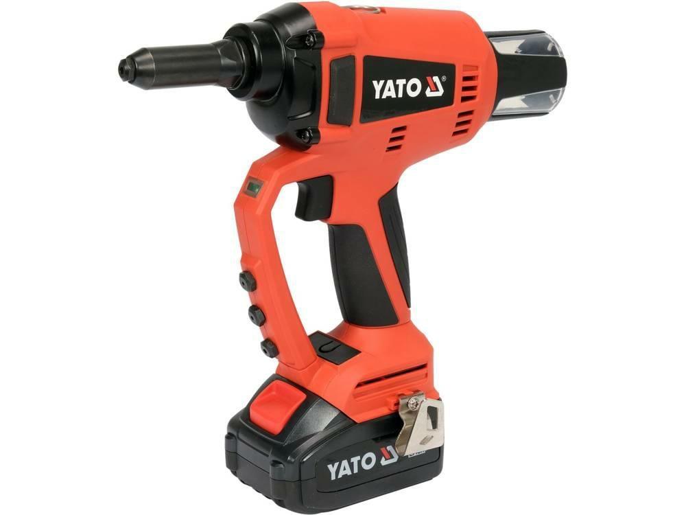 Aku popnittetang 18V - YATO (2,4-5,0 mm)