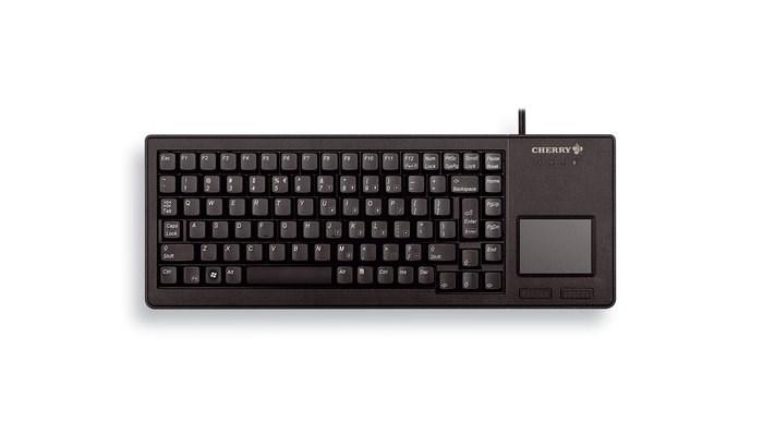 Tastatur med touchpad – Cherry XS, USB, QWERTZ (tysk), sort billede