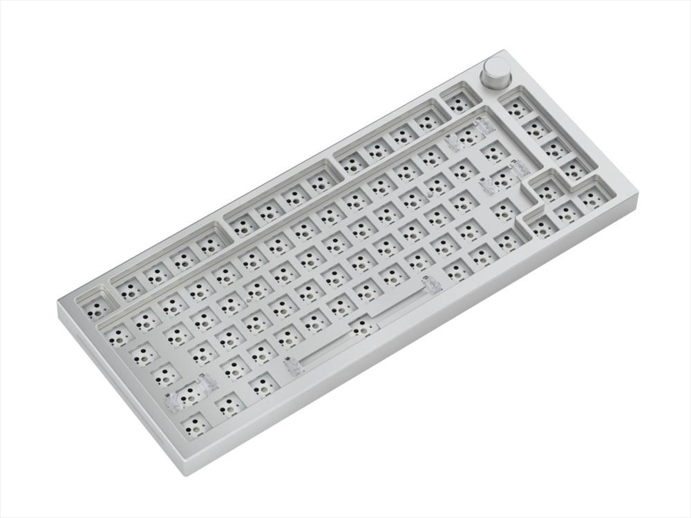 Mekanisk tastatur barebone GLORIOUS GMMK Pro 75% – sølv billede