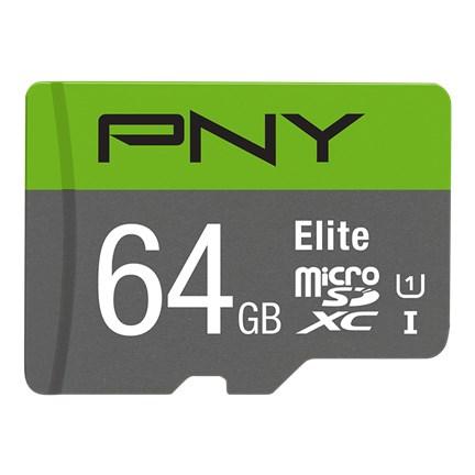 Hukommelseskort PNY Elite microSDXC 64 GB Class 10 U1
