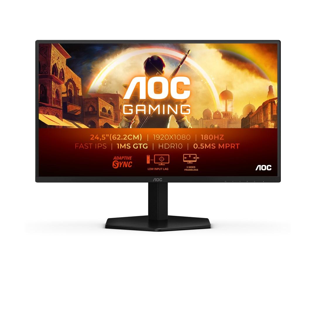 Gaming skærm AOC G4 25G42E 24,5" Full HD 180 Hz - sort/rød billede