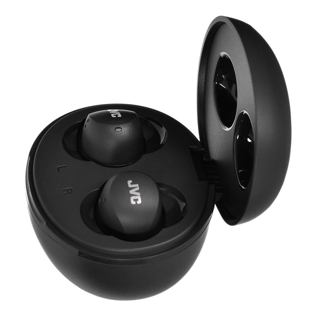 Trådløse in-ear høretelefoner JVC HA-A6T TWS med mikrofon - sort billede